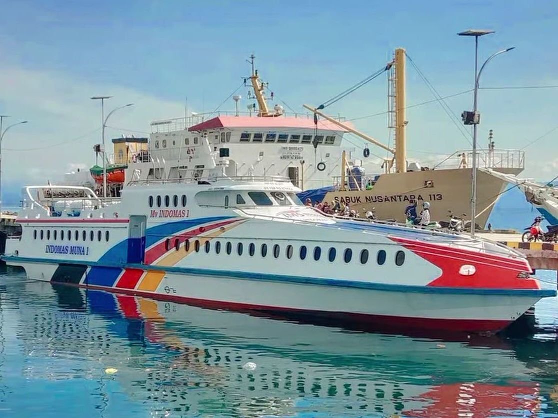 Kapal Indomas 1 Resmi Berlayar Perdana, Harga Tiket Raha – Maligano – Kendari Rp150 Ribu Kapal Indomas 1 Resmi Berlayar Perdana, Harga Tiket Raha – Maligano – Kendari Rp150 Ribu