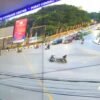 Terobos Lampu Lalu Lintas, 2 Motor Tabrakan Terekam CCTV Call Center 112 Kendari