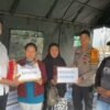 Polresta Kendari Salurkan Bantuan Kemanusiaan untuk Korban Kebakaran di Dekat Pasar Panjang