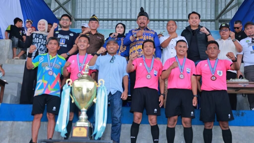 Turnamen Sepak Bola Bupati Cup II Tahun 2025 sebagai salah satu rangkaian kegiatan HUT ke-22 Kabupaten Bombana.