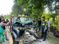 Pikap Tabrak Truk Jungkit di Moramo Utara, Konsel, 2 Luka-Luka
