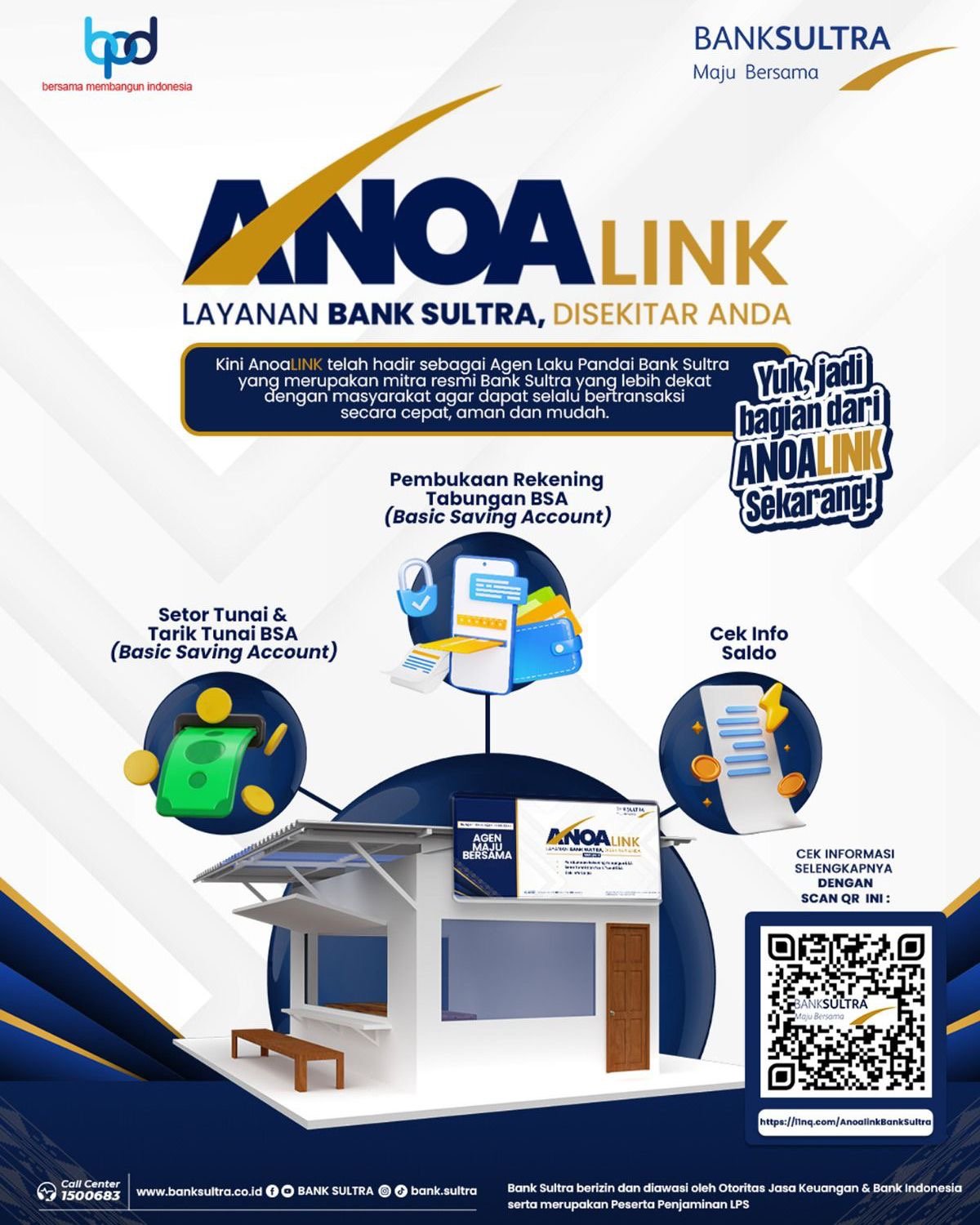 Komitmen Jangkau Masyarakat hingga ke Pelosok, Bank Sultra Hadirkan Layanan ANOALink Komitmen Jangkau Masyarakat hingga ke Pelosok, Bank Sultra Hadirkan Layanan ANOALink