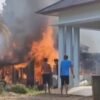 Rumah di Desa Orawa Koltim Ludes Terbakar, Kerugian Ditaksir Ratusan Juta Rupiah