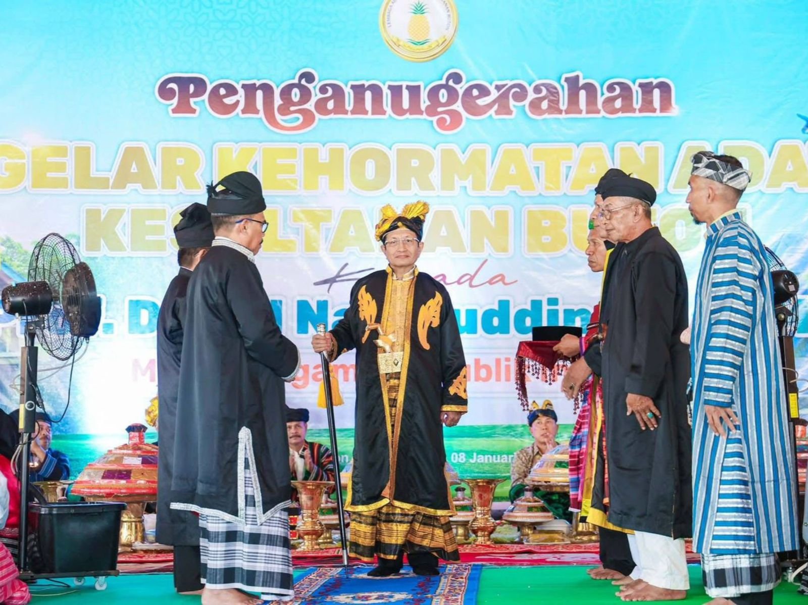 Menag Nasaruddin Umar Terima Gelar Kehormatan Kesultanan Buton Menag Nasaruddin Umar Terima Gelar Kehormatan Kesultanan Buton