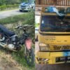 Tabrakan Dump Truk dan Motor di Konsel, 1 Pengendara Luka Berat