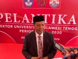 Jamhir Safani Resmi Dilantik sebagai Rektor Unsultra Periode 2026 – 2030 Versi Nur Alam