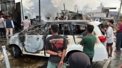 Kebakaran Hanguskan 15 Kios di Anduonohu, Kendari