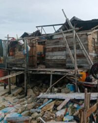 Angin Kencang dan Gelombang Tinggi Terjang Saponda Darat, Konawe, 32 Rumah Rusak
