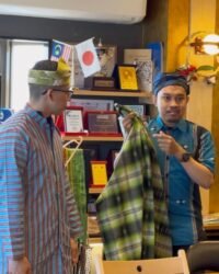 Tenun Kamohu Dipresentasikan dalam Kegiatan Budaya di Jepang