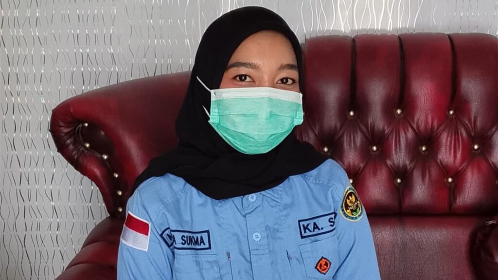 Kepala Satuan Pelayanan Pemenuhan Gizi (SPPG) Katobu-Wamponiki, Mega Sukma.