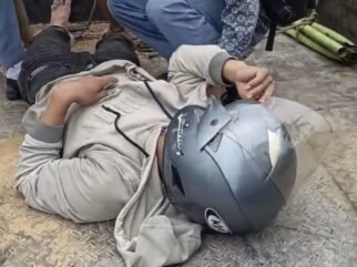 Jalan Berlubang Picu Kecelakaan, Toyota Rush Tabrak Motor RX King di Konsel