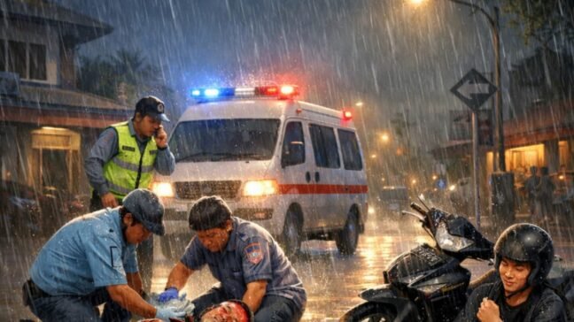 2 Pemotor Tabrakan di Pakue, Kolut, 1 Meninggal