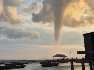 Angin Puting Beliung Melanda Kawasan Laut Desa Saponda Konawe, Sempat Diredakan Pakai “Orang Pintar”