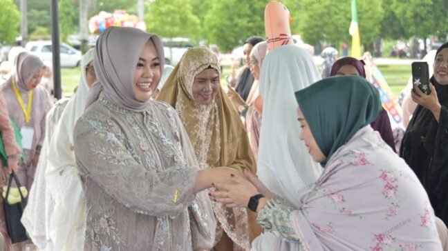 Salat Idulfitri di Lapangan Kancil Anduonohu, Wali Kota Kendari Sampaikan Pesan Persatuan