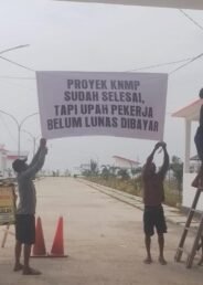Pekerja Proyek KNMP Binaan KKP di Konawe Protes Gaji Belum Dibayar