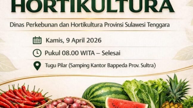 Besok Pasar Tani di Kendari Diadakan Sehari, Cabai hingga Bawang Dijual Murah