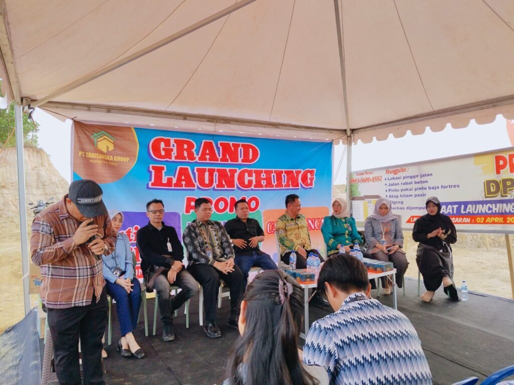 Grand launching PT Tadisangka menghadirkan 700 unit rumah subsidi di Kendari dengan skema DP 0 persen dan tanpa biaya akad.