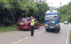 Polres Konut Gerak Cepat Tangani Truk Mogok di Trans Sulawesi, Situasi Kini Kondusif