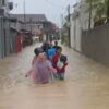 Hujan Deras Sebabkan Banjir Setinggi Paha Orang Dewasa di Kambu Kendari