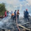 2 Rumah Terbakar di Anggilowu, Kendari, Mobil dan 3 Motor Ikut Ludes