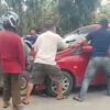 2 Mobil Bertabrakan di Ranomeeto Konsel, Sopir Dikabarkan Terjepit