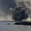 Viral Video Kapal Terbakar di Wakatobi, Ternyata Bangkai Kapal Sengaja Dibakar Warga