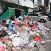 Sampah Menumpuk di Sekitar Lippo Plaza Kendari, Ganggu Pengguna Jalan