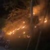 Lahan di Pinggir Jalan Air Terjun Tirta Rimba Baubau Terbakar, Diduga Dipicu Puntung Rokok