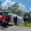 Gudang di Rujab Gubernur Kendari Terbakar, Damkarmat Padamkan Api dalam 20 Menit