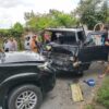 Lakalantas Fortuner dan Pikap di Baubau, 2 Orang Terluka, Kerugian Capai Rp50 Juta