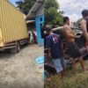Sopir Truk Canter Diduga Mengantuk, Tabrak Avanza di Koltim