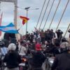 Pendukung Spanyol Konvoi Kemenangan di Jembatan Teluk Kendari Rayakan Gelar Juara Piala Dunia 2026