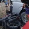Pikap Tabrak Pemotor di Tongauna Konawe, 3 Orang Terluka