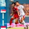Ditahan Singapura 1-1, Timnas Indonesia Tersingkir dari ASEAN Championship 2026