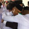 Momen Haru Paskibraka Kendari, Pecah Tangis Usai Sukses Kibarkan Bendera Tanpa Kesalahan