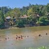 Sungai Konaweeha Surut, Warga Pohara Berbondong-Bondong Cari Pokea
