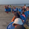 Merasakan Sensasi Naik Wahana Baru Kereta Drum Gandeng di Pantai Tombawatu, Konawe