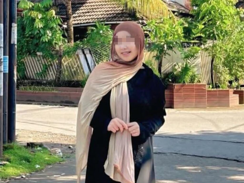 Wanita asal Kota Kendari, Ghina Kartika Fauziah, terduga pelaku penipuan dan penggelapan uang ratusan juta.