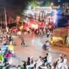 Aksi Bakar Ban di Jembatan Gantung Baubau, Suasana Sempat Memanas