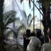 Kebakaran Lahan di Lapadaku, Mubar, Api Merembet Nyaris Kena Rumah Warga