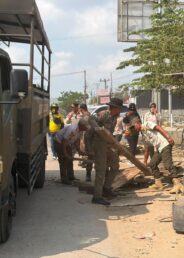 Satpol PP Kendari Lanjutkan Penertiban Lapak Pengecer BBM di Sekitar SPBU