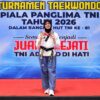 Polwan Polda Sultra Raih Emas dan Perak di Kejuaraan Taekwondo Piala Panglima TNI 2026