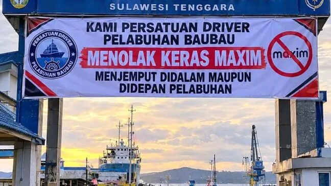 Larangan Transportasi Online Jemput Penumpang di Pelabuhan Murhum Baubau Tuai Keluhan Warga