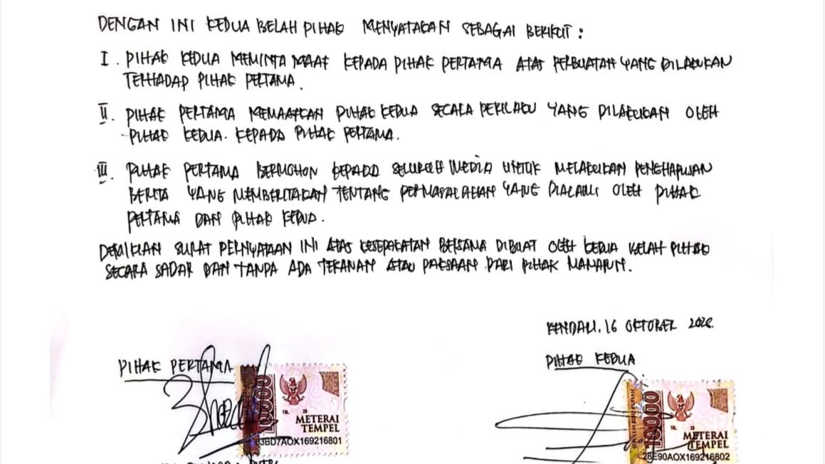 Kasus Oknum Brimob di Sultra yang Aniaya Kekasihnya di Kendari Berakhir Damai Kasus Oknum Brimob di Sultra yang Aniaya Kekasihnya di Kendari Berakhir Damai