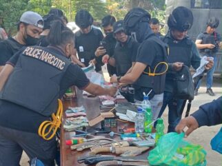 Polda Sultra Gerebek 3 Lokasi Rawan Narkoba di Kampung Salo Kendari