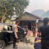 Diduga Pengemudi Mengantuk Berat, Mobil Calya Tabrak Gorong-Gorong di Kolut