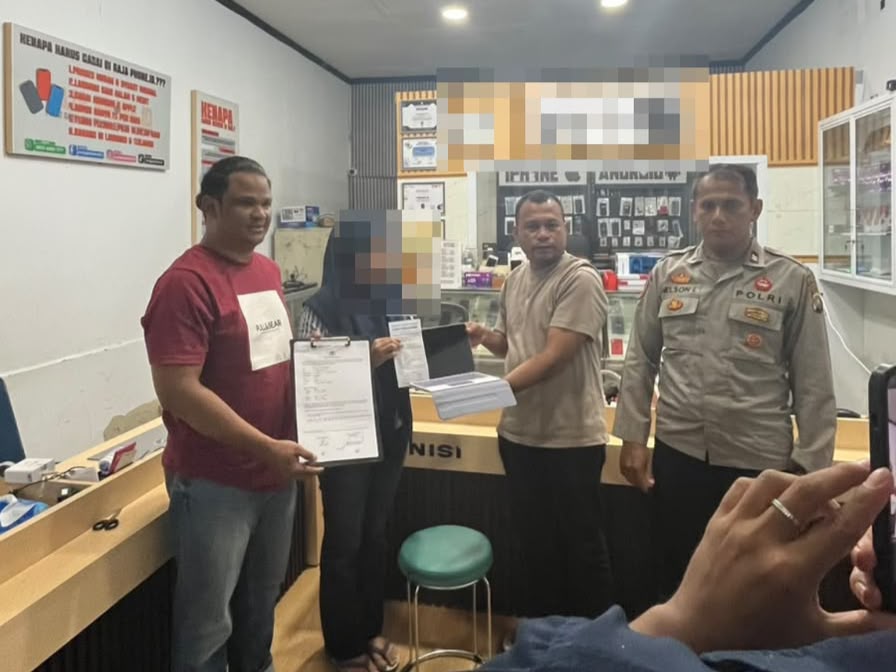 Tablet Wanita Bulukumba Digadaikan Pria Kendari, Personel Polsek Mandonga Langsung Amankan Barang Bukti Tablet Wanita Bulukumba Digadaikan Pria Kendari, Personel Polsek Mandonga Langsung Amankan Barang Bukti