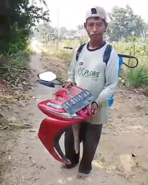 Motor Petani di Konawe Dibongkar hingga Nyaris Tak Bersisa, Polisi Buru Pelaku Motor Petani di Konawe Dibongkar hingga Nyaris Tak Bersisa, Polisi Buru Pelaku