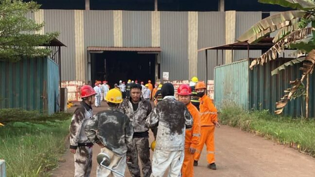 Pipa Tersumbat Diduga Jadi Penyebab Ledakan Smelter PT OSS Konawe