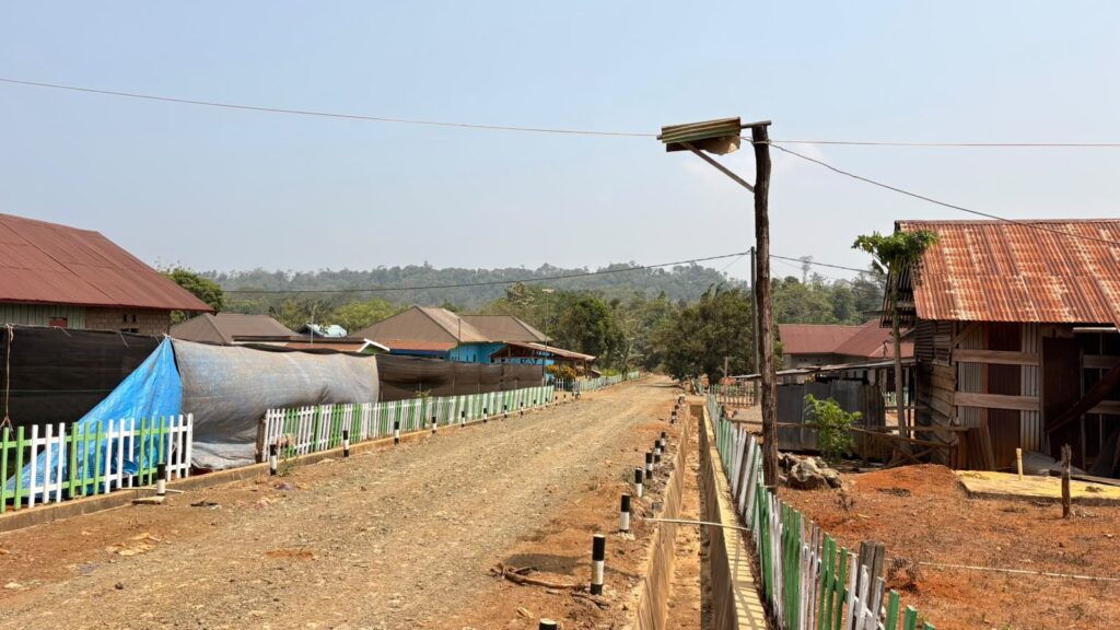 Suasana di Desa Tambakua, Kecamatan Landawe, Kabupaten Konawe Utara (Konut).